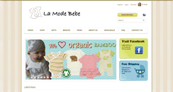 Desktop Screenshot of lamodebebe.com